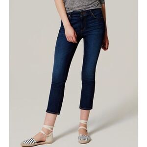Ann Taylor Loft Modern Kick Crop Jeans